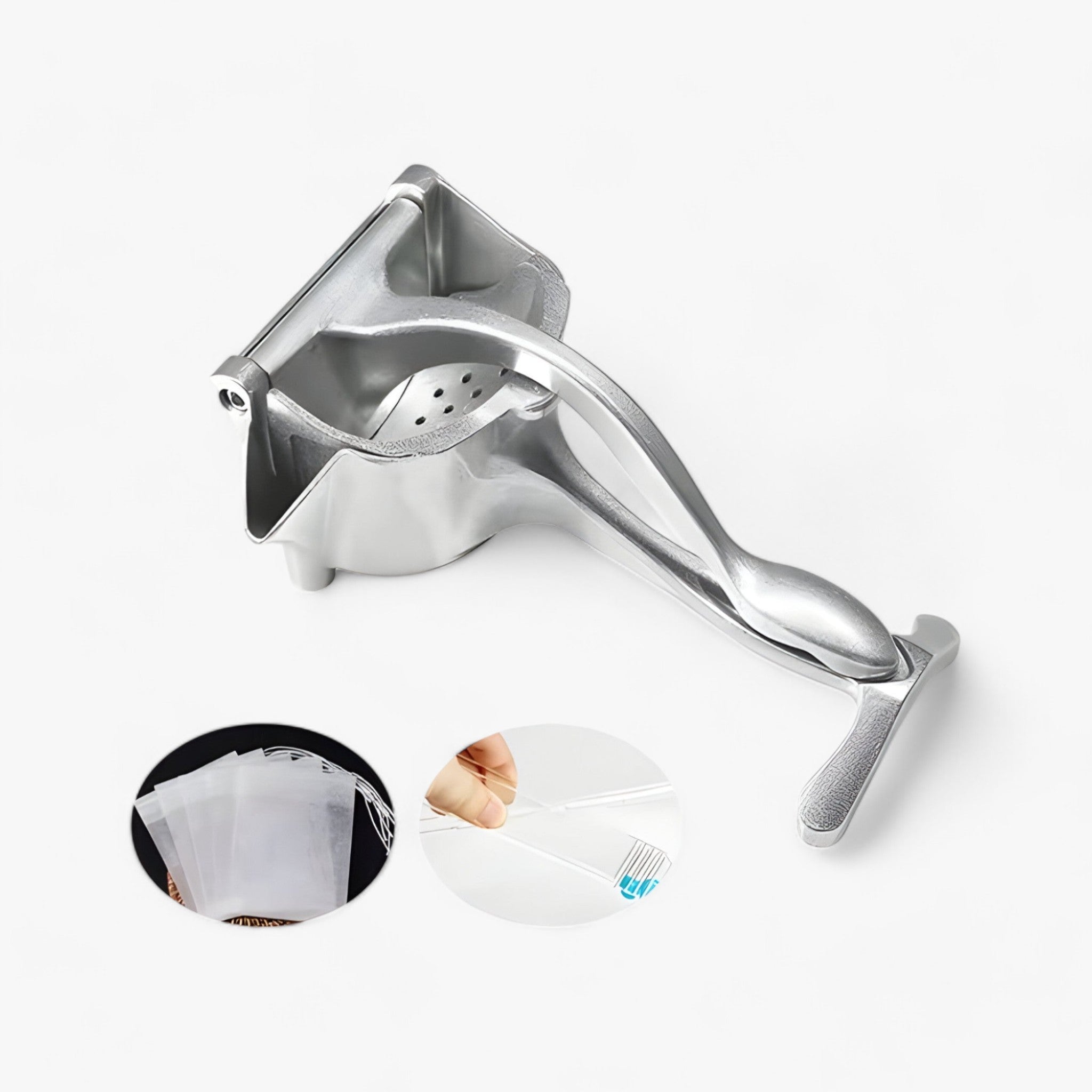 BowLift | CitrusPro | Ensemble Press System - Hand press made of aluminum alloy for citrus fruits & pomegranates