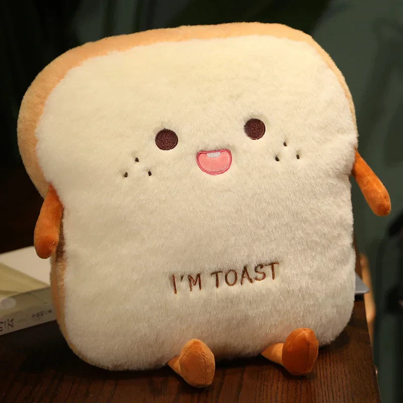 BowLift | Plush Toast Bread Ultra Soft Hand Warmer Pillow