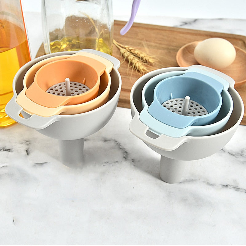 BowLift | 6in1 Pour Master Reusable Funnel Set