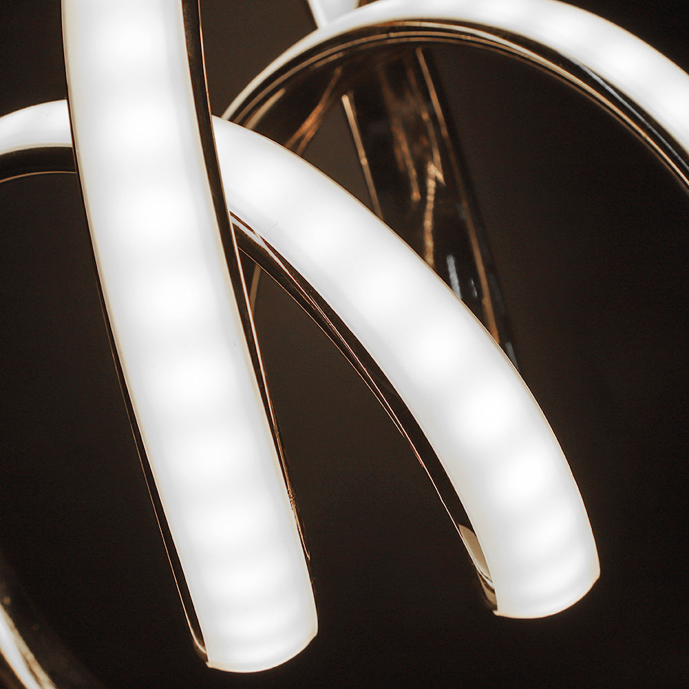 BowLift | InfinityGlow – LED Spiral Table Lamp with Endless Design