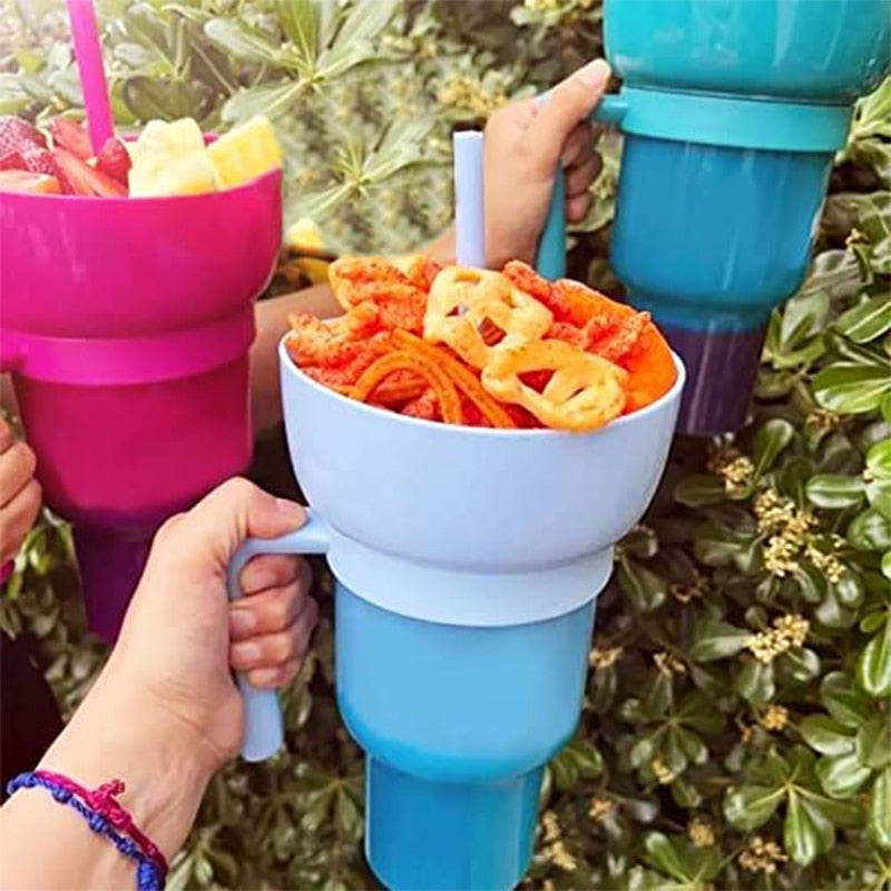 BowLift | 2in1 Snack Holder Drink Cup