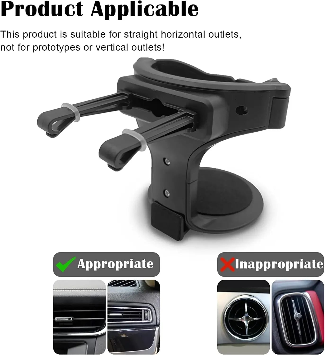 BowLift | Multifunctional Car Air Vent Cup Holder - 2Pcs