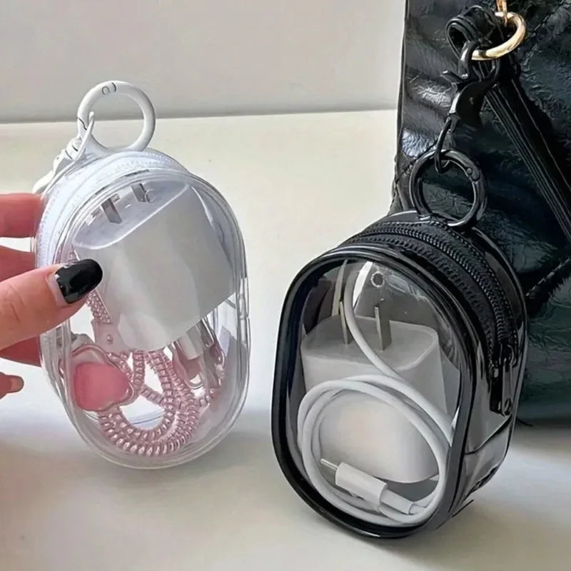BowLift | Podlette Mini Bag | Transparent & Waterproof | With Carabiner & Zipper
