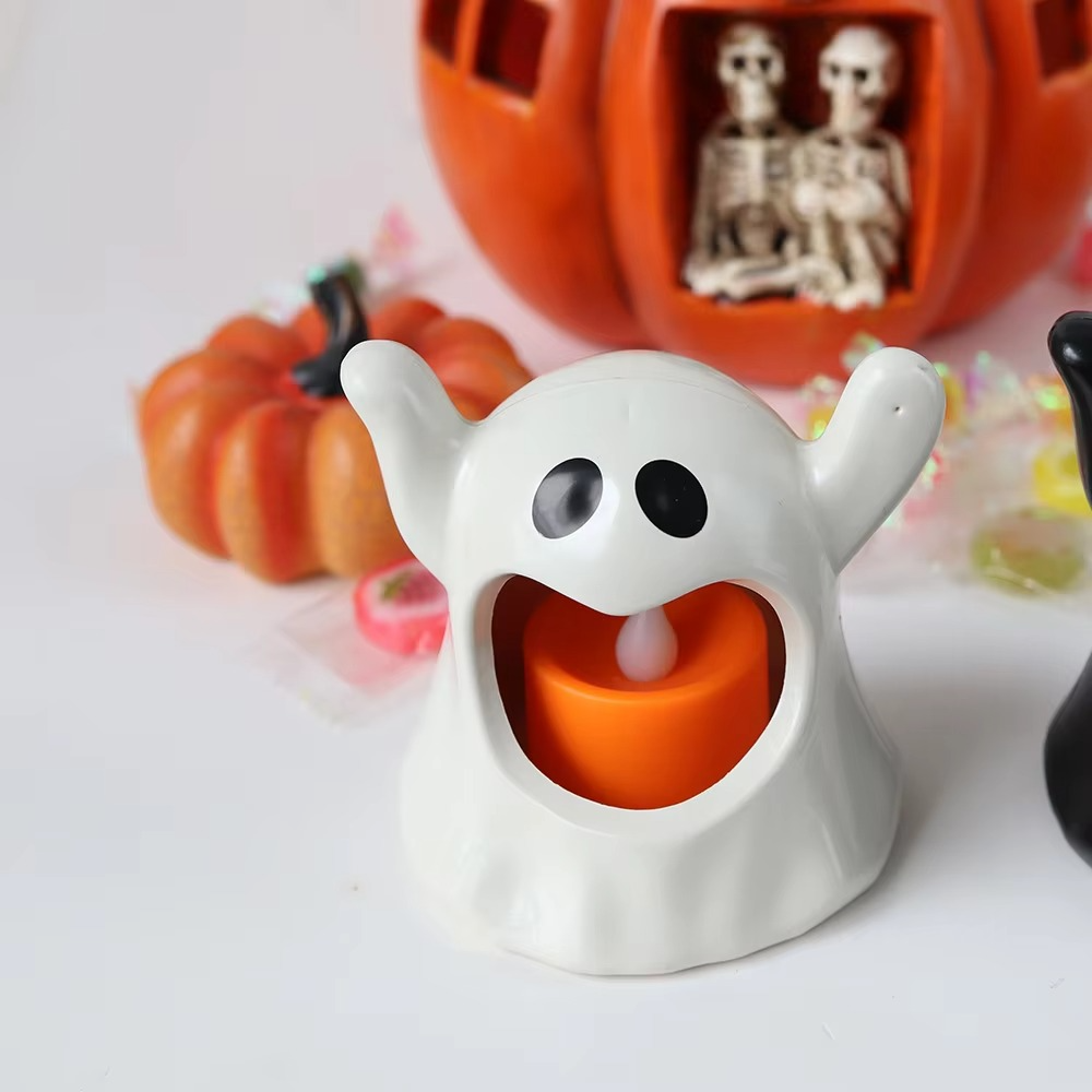 BowLift | Light Ghost Halloween Lamp – LED Ghost Decoration with Battery Lighting