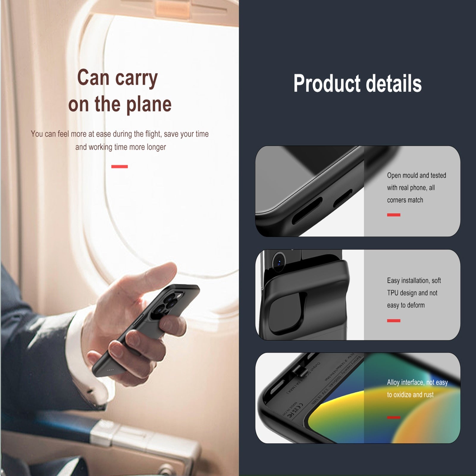 BowLift | Power Bank Charging Armor Phone Case