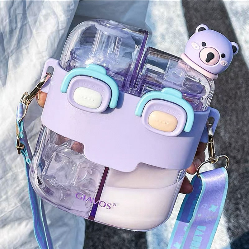 BowLift | Double-Bin Drink More Kids Water Bottle