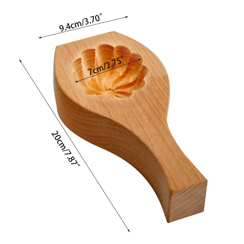 BowLift | Wooden Moon Dumpling Maker Mold