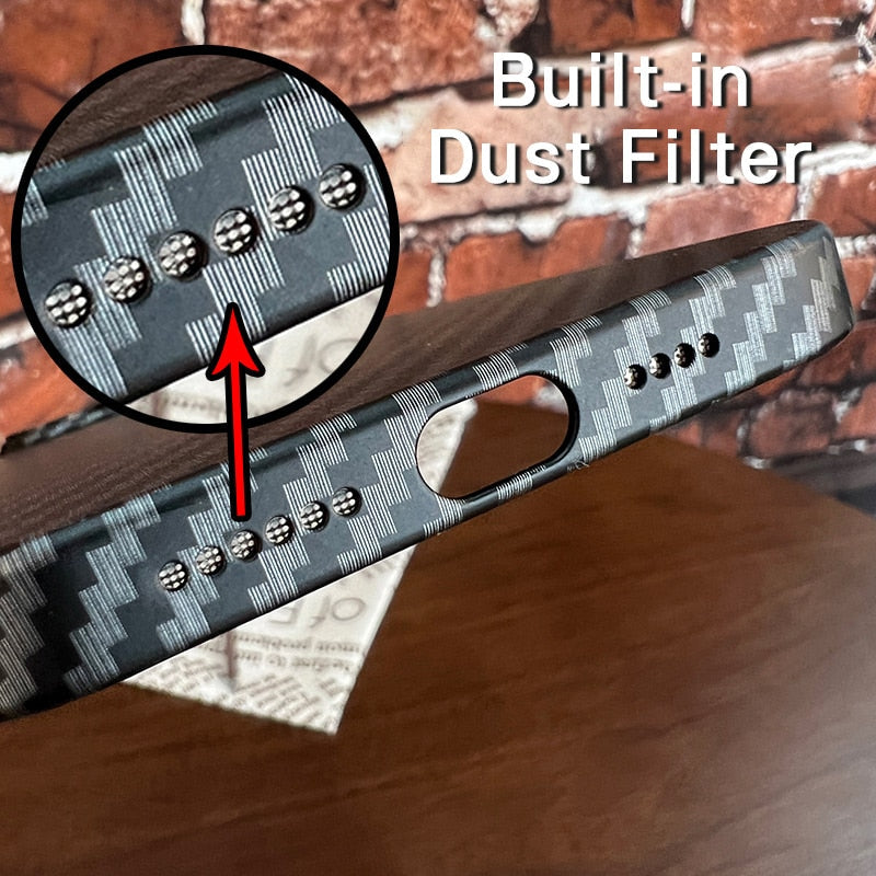 BowLift | Carbon Fiber Magsafe Magnetic iPhone Case