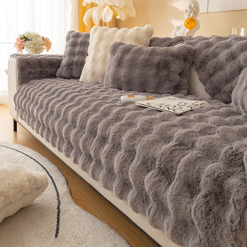 BowLift | Snuggly Comfy Plush Sofa Cover