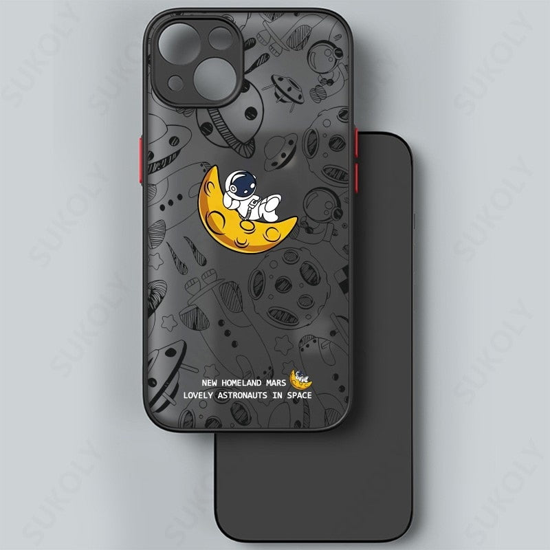 BowLift | Space Road Relax Astronaut iPhone Case