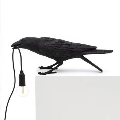 BowLift | Modern Lucky Bird Table Lamp – Creative Resin Animal Design for Bedroom and Living Room