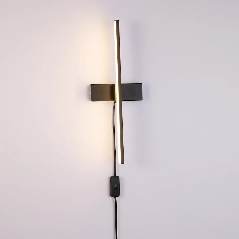 BowLift | PlugLuxe – Sleek Scandinavian Wall Lamp with Plug for Stylish Interiors