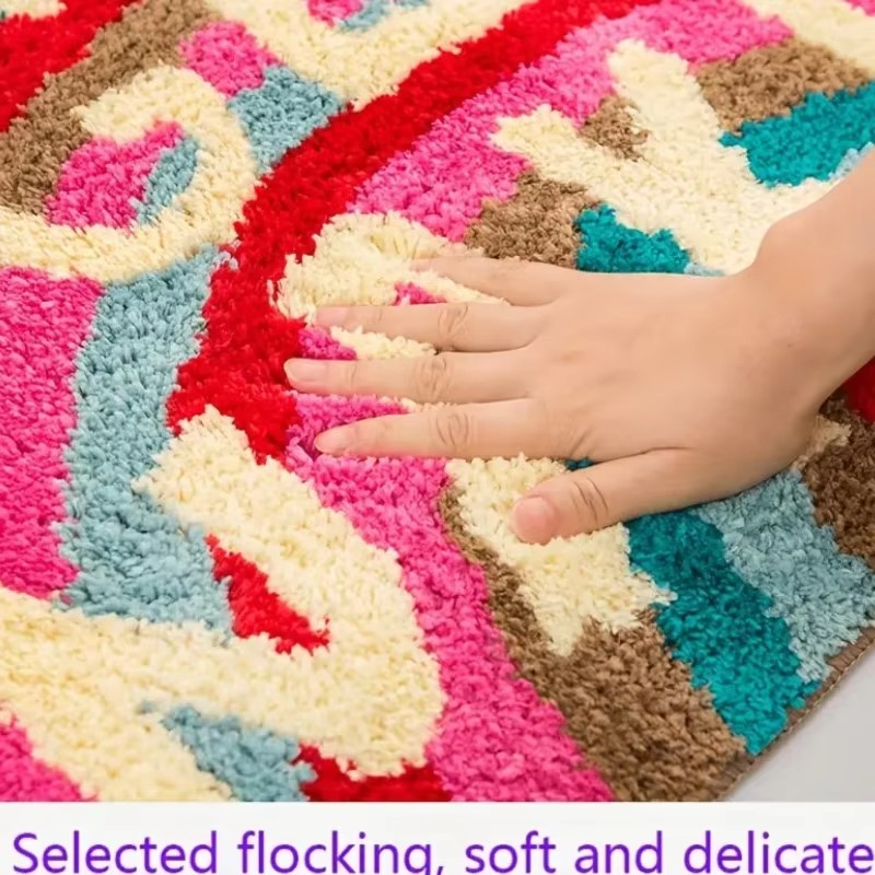 BowLift | Colorful "Get Naked" Non-Slip Microfiber Bath Mat – Absorbent & Fun for Kids and Adults