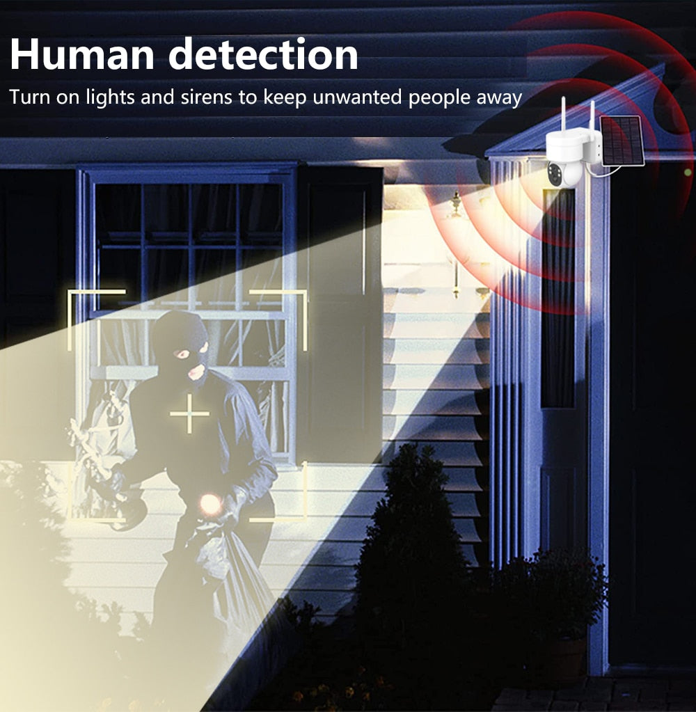 BowLift | Outdoor WiFi Solar-Powered Security IP Camera