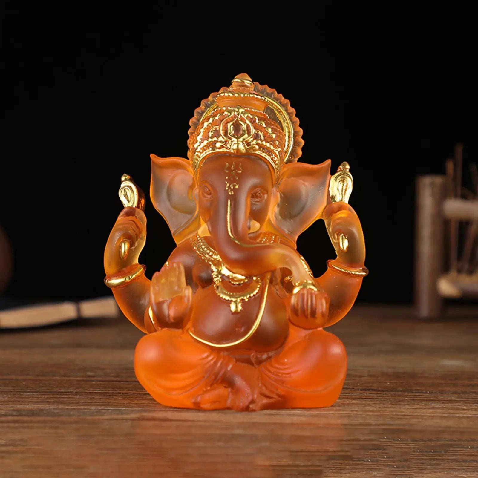 BowLift | Rare colored semi-transparent Ganesh statues for luck in your home