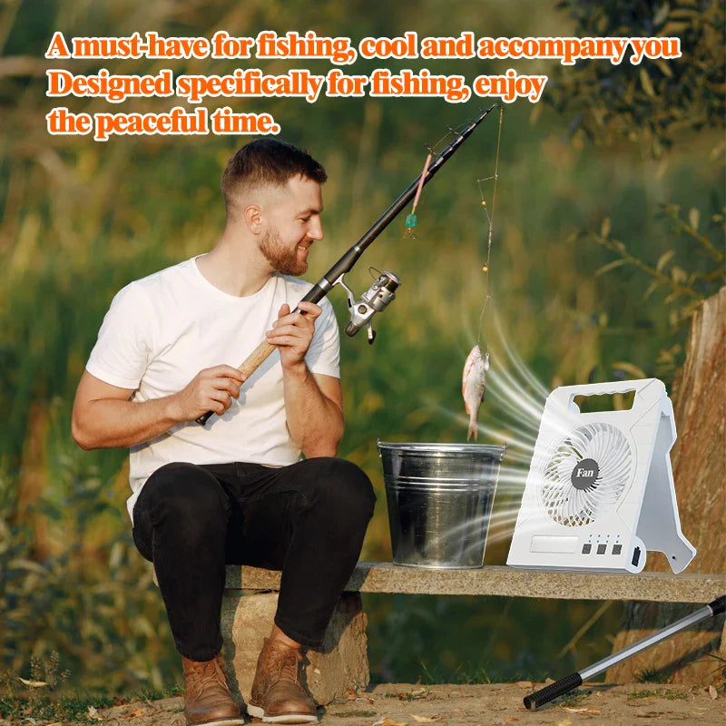 BowLift | Solar Camping Fan | Foldable Solar Panel | Power Bank & LED Light | Ultra-Lightweight  Brand Name: VenturioX