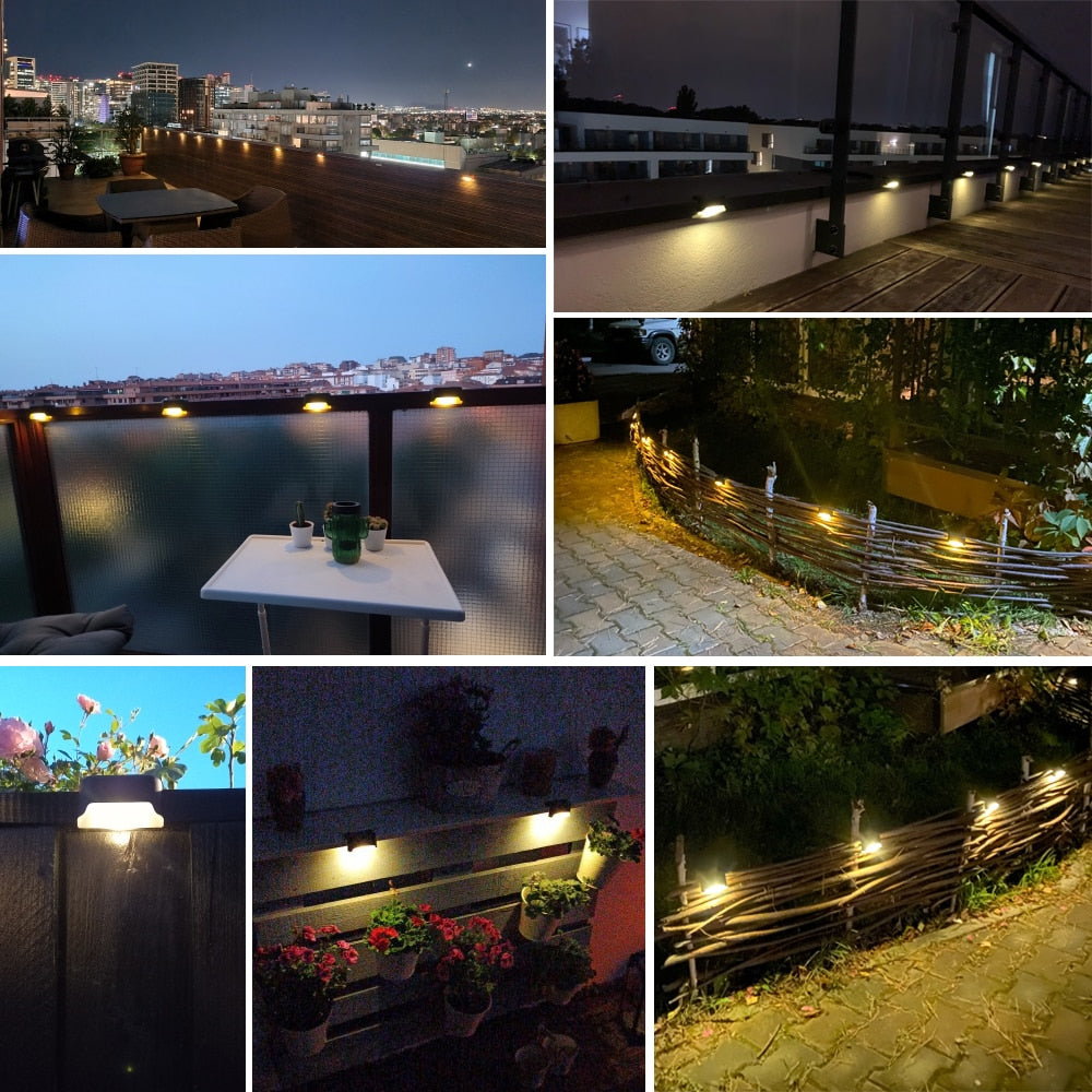 BowLift | Solar Step Light - Waterproof LED Outdoor Lighting for Pathways, Decks, and Stairs - Solar Powered Garden Illumination