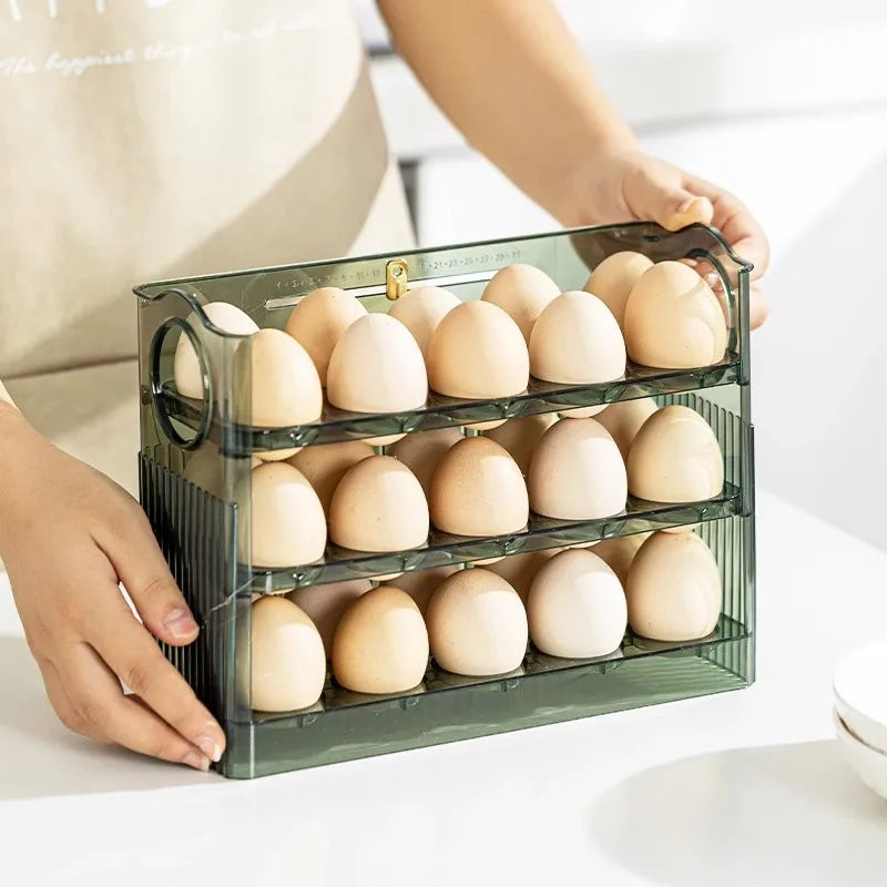 BowLift | 3-layer Flip Egg Storage Box