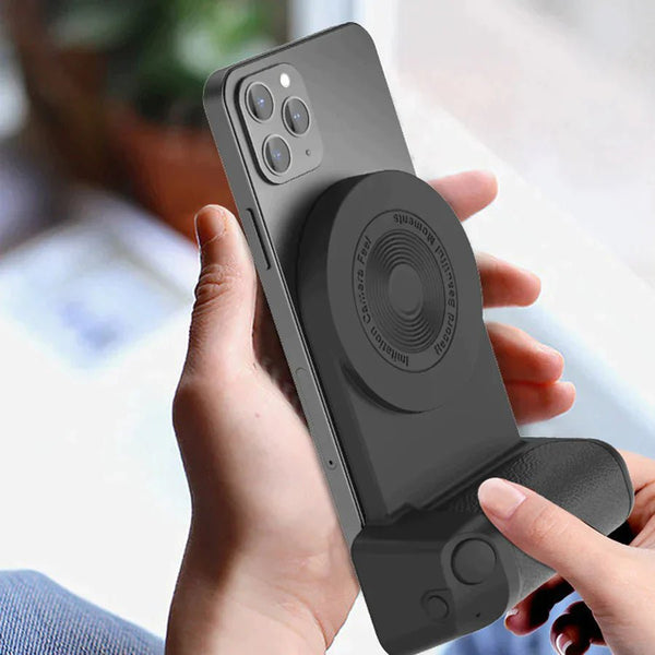 BowLift | Griply Magnetic Phone Holder with Wireless Charging – Anti-Vibration Hand Grip for Stable Shots