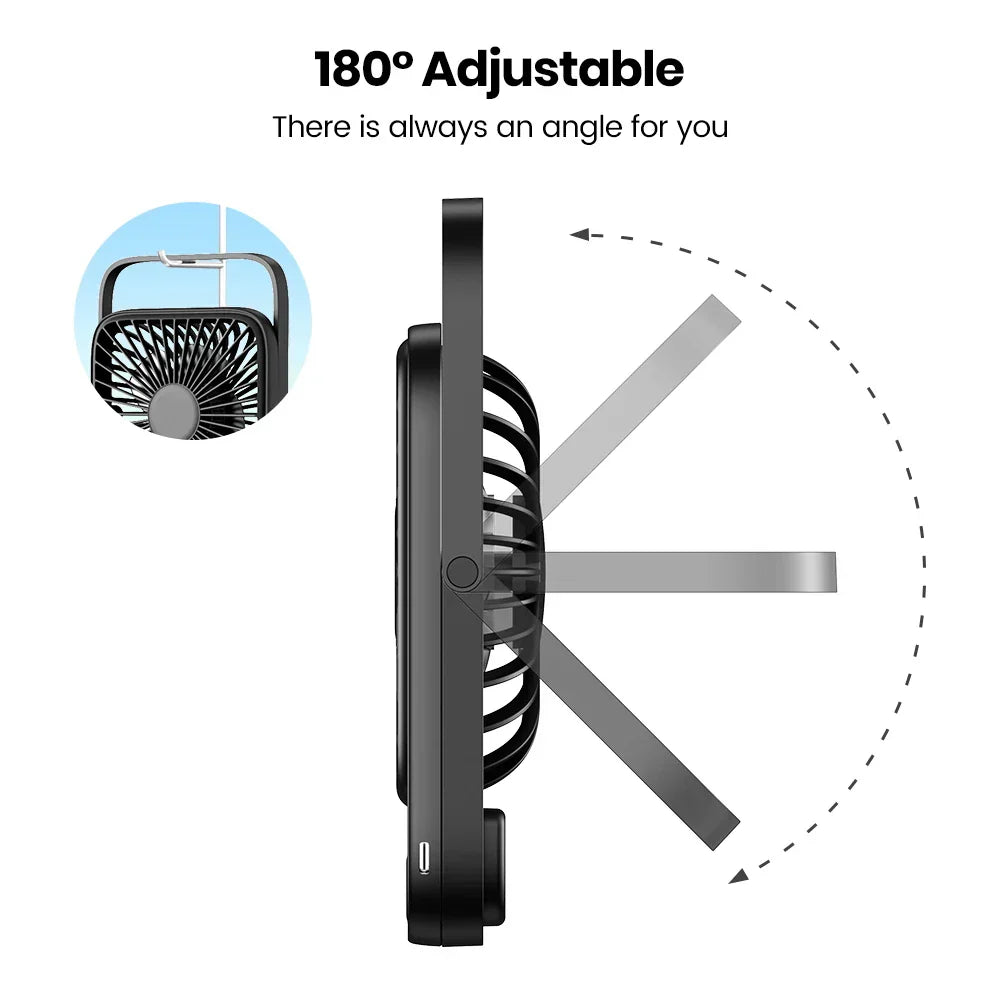 BowLift | FrescoMini 3-in-1 Fan | Battery & Powerbank | USB | Quiet & Portable