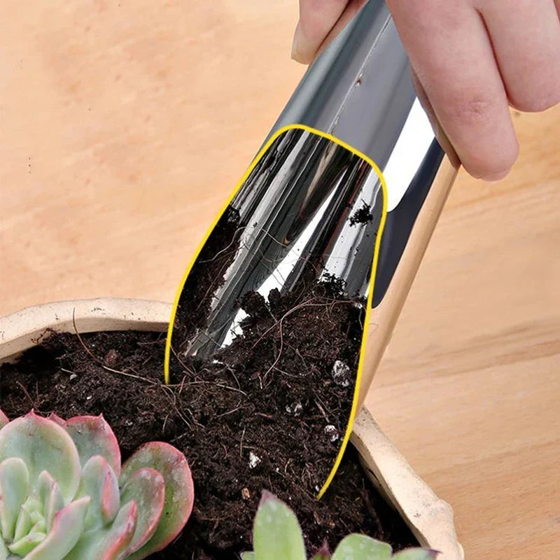 BowLift | PlantMaster Scoop | Precision Shovel | Stainless Steel & Durable | For Gardening & Plant Care