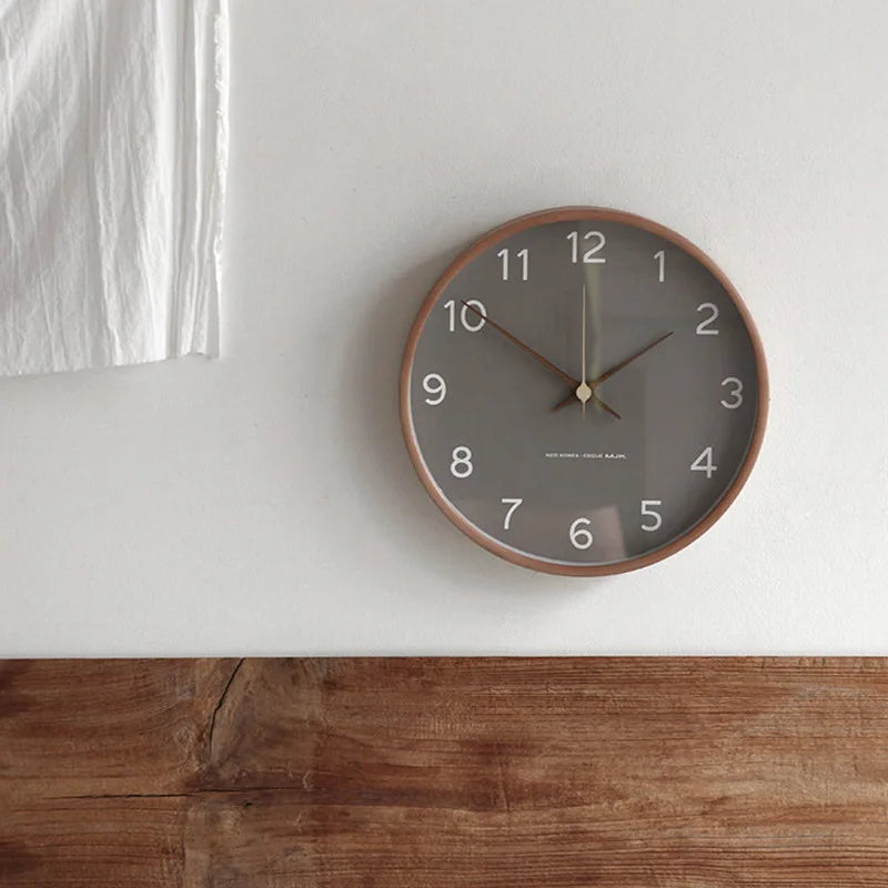 BowLift | TranscendTime | Wall clock made of wood and glass
