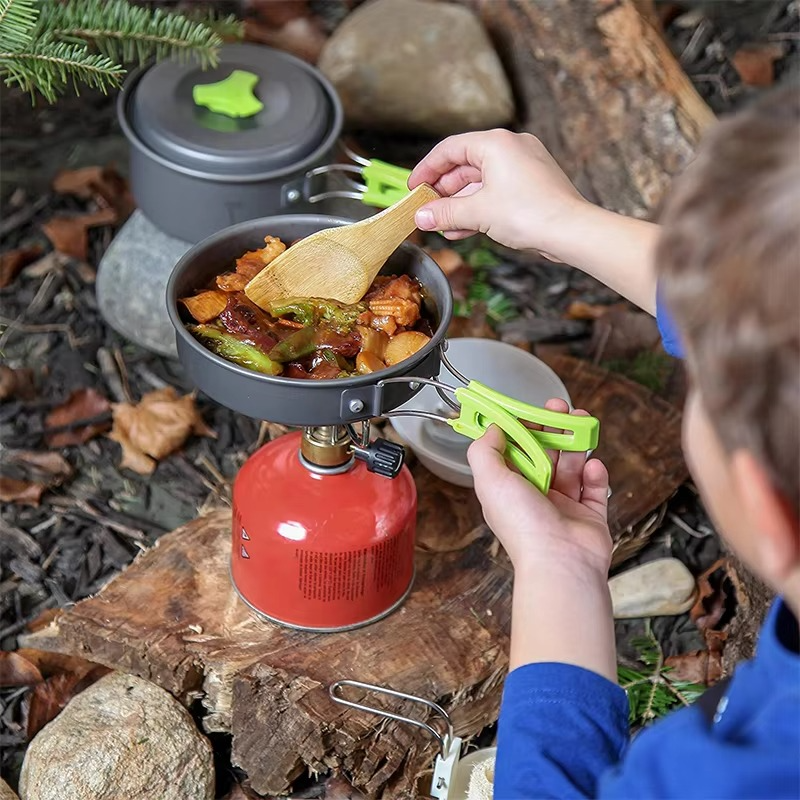 BowLift | Portable Camping Cookware Set with Foldable Tableware and Storage Bag