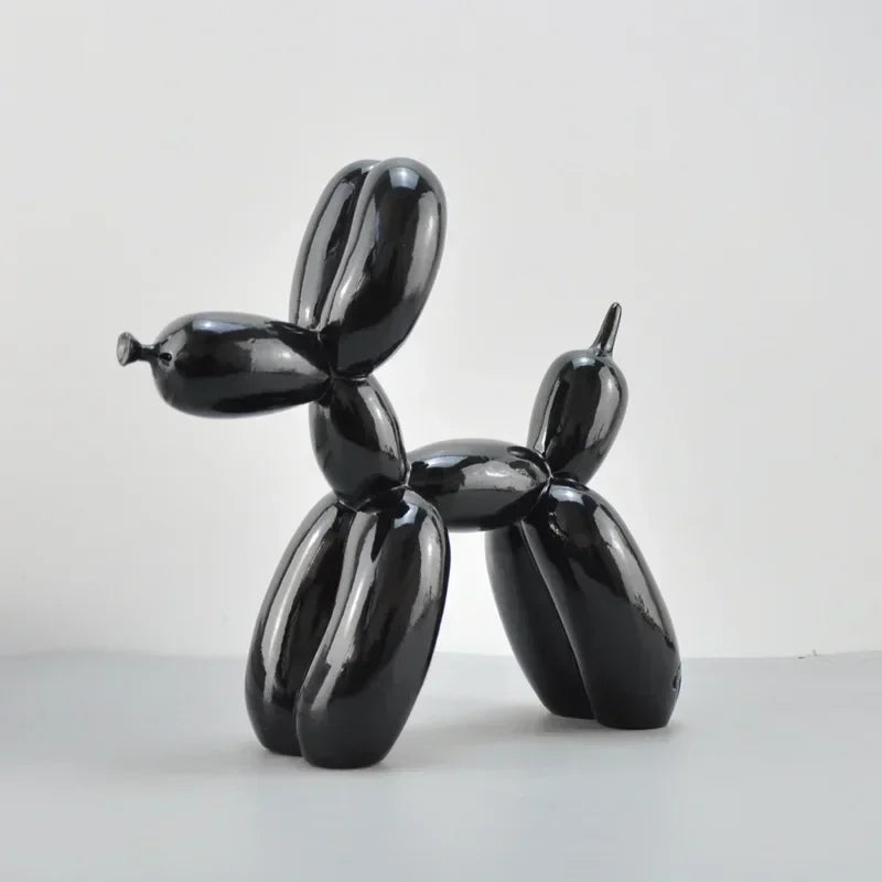 BowLift | Nordic Balloon Dog Sculpture Resin Animal Ornament Art Sculptures and Figures Craft Home Decoration Room Desktop Accessories