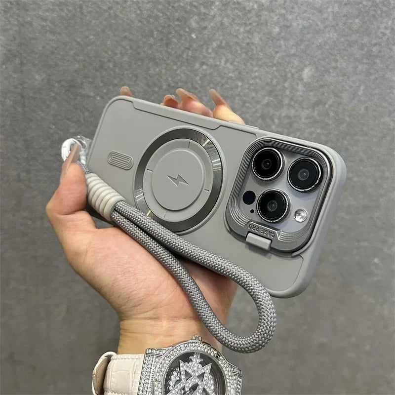 BowLift | Magnetic Soft Wrist Bracket Lens Cover iPhone Case