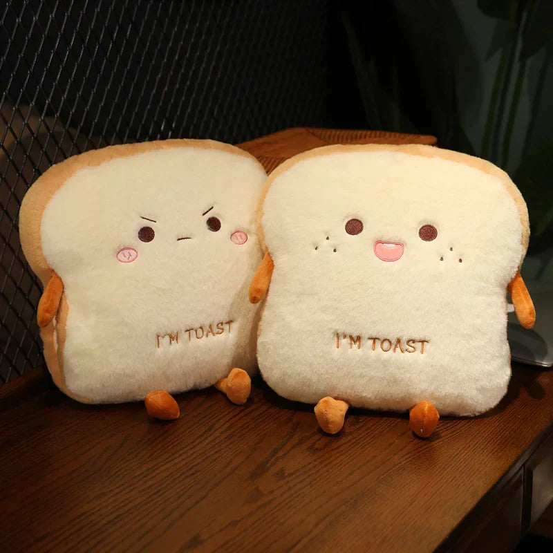 BowLift | Plush Toast Bread Ultra Soft Hand Warmer Pillow