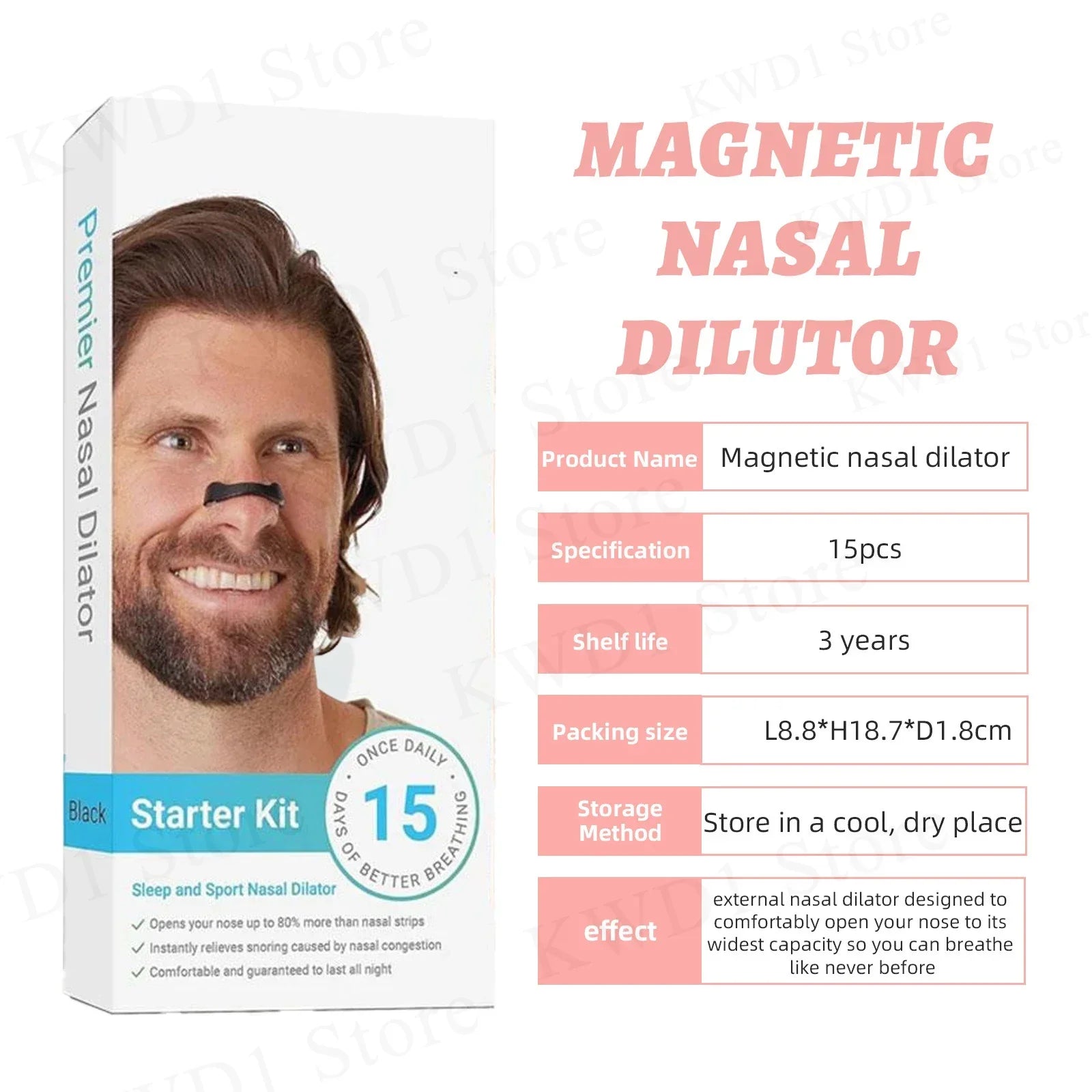 BowLift | Easy Breathe Magnetic Nasal Strips