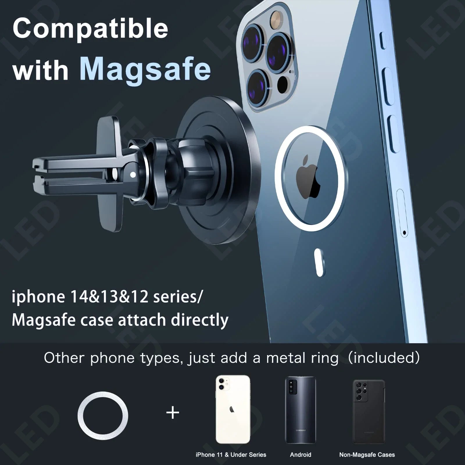 BowLift | Magsafe Car Air Vent Mount Phone Holder