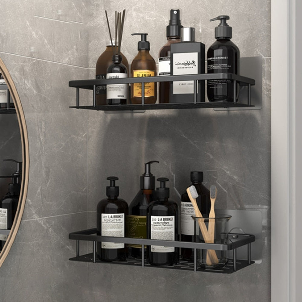BowLift | Bathroom shelves corner shelf without drilling shower shelf holder