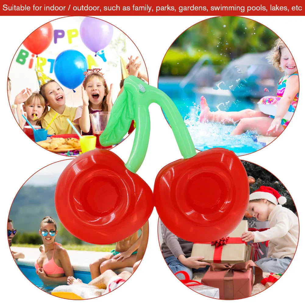 BowLift | Floata CherryCup | Inflatable Drink Holder | Pool Party Must-Have | Fruity Design