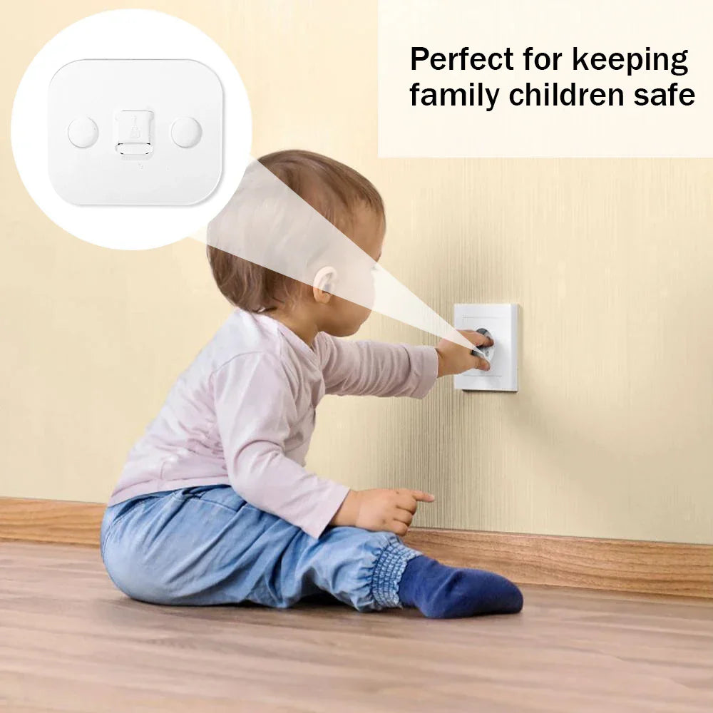 BowLift | Slide Lock Protective Childproof Power Socket Cover