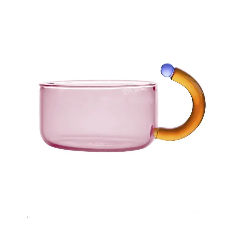 BowLift | Contrasting Color Glass Tea Set