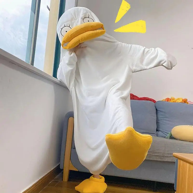 BowLift | Confused Duck Warm Adult Pajama Costume
