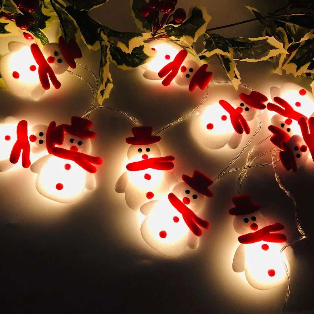 BowLift | FrostyGlow – Snowman Christmas Tree Lights and Hanging Ornaments