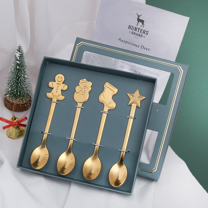 BowLift | 4Pcs Christmas Best Wishes Tableware Set