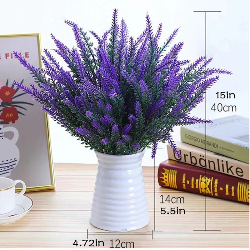 BowLift | Floraven Lavender Bouquet | Artificial & Carefree | 5 Stems | For Indoor & Outdoor