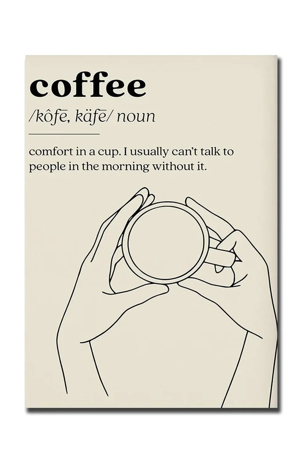 BowLift | Good Morning Coffee Canvas Poster