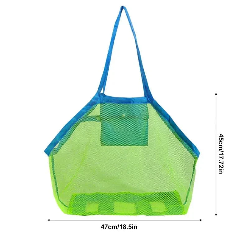 BowLift | PORTABLE MESH BAG FOR KIDS – Breathable beach bag for toys, towels & travel