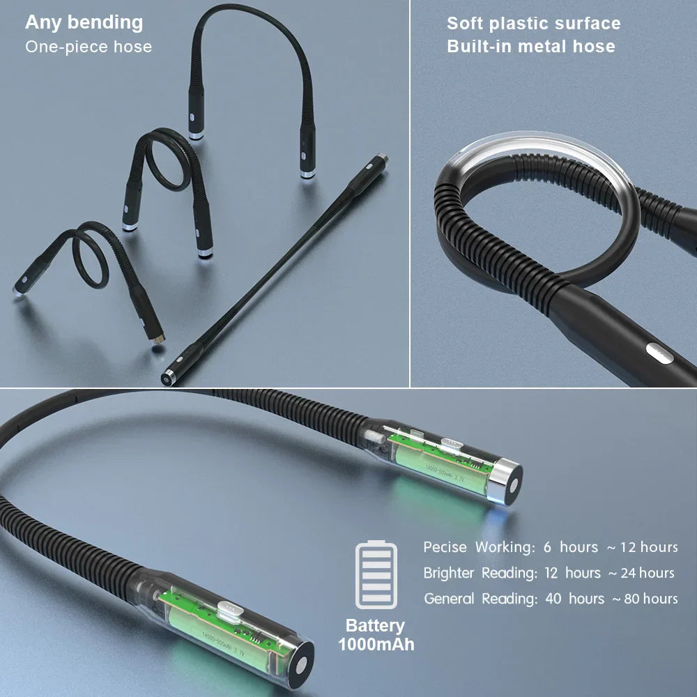 BowLift | LED rechargeable neck lamp with 3 modes