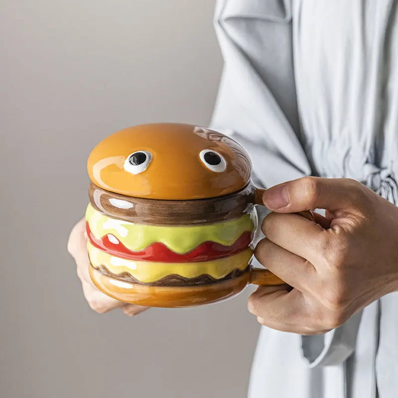BowLift | Yummy Hamburger-Shaped Ceramic Hamburger Mug