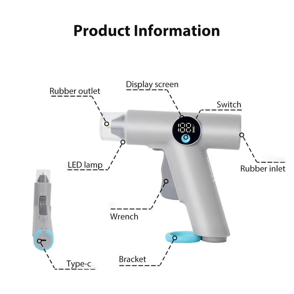 BowLift | Cordless Hot Glue Gun With LED