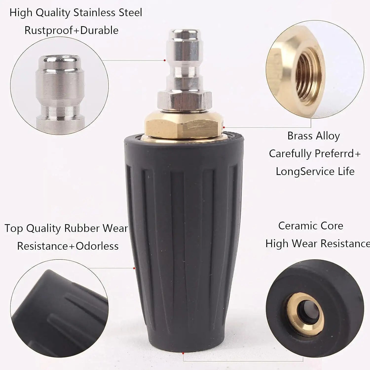 BowLift | 360 Rotating High Pressure  Nozzle Sprayer