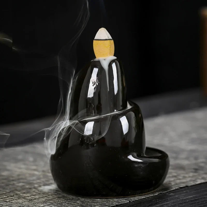 BowLift | Black River Ceramic Backflow Incense Burner