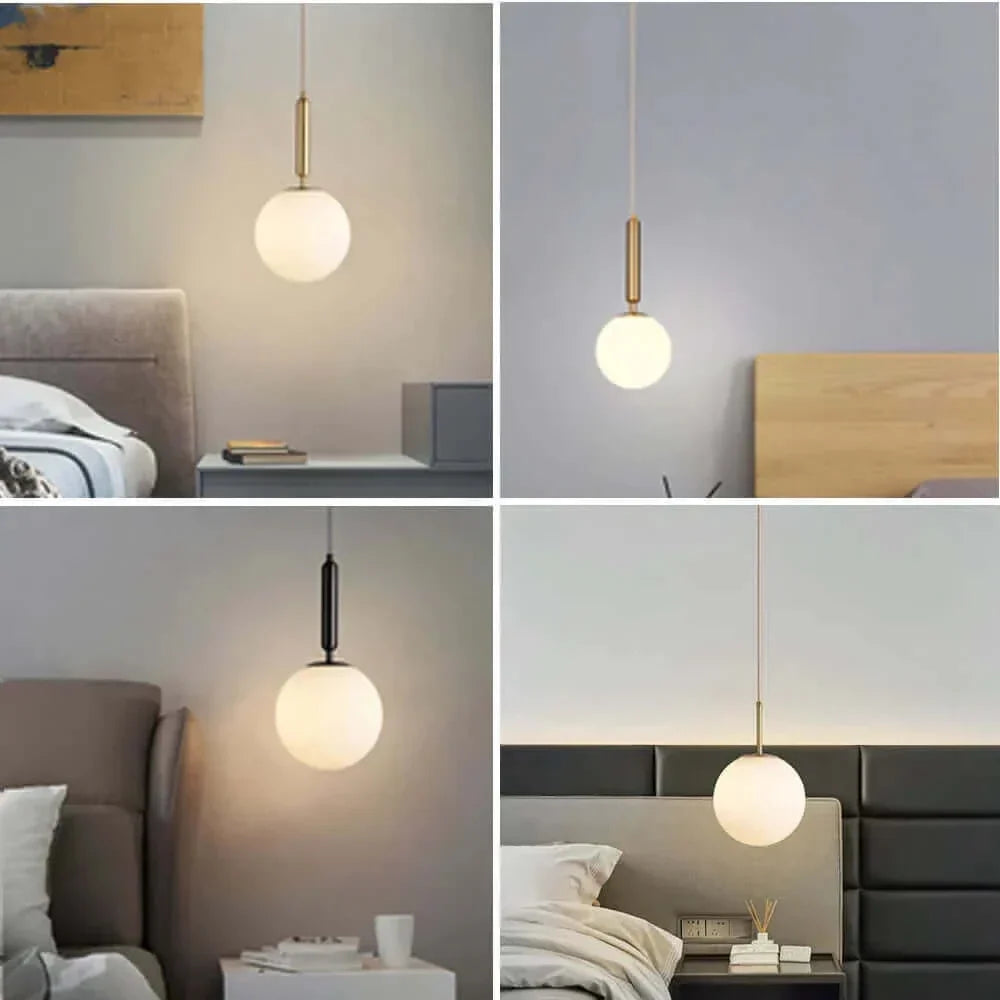 BowLift | Mid-Century Modern Glass Ball Pendant Light