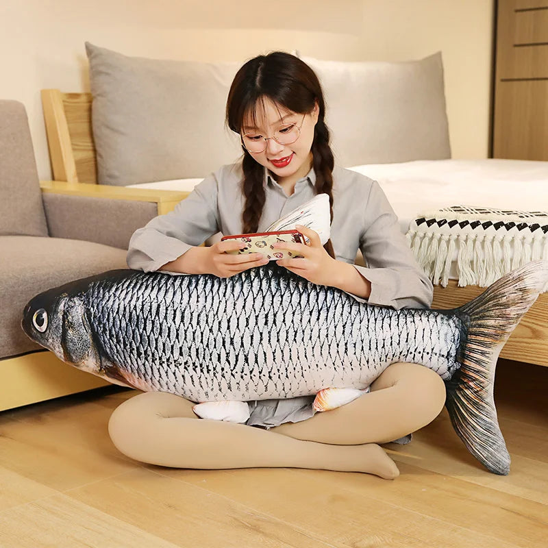 BowLift | Giant Fish Plush Realistic Pillow