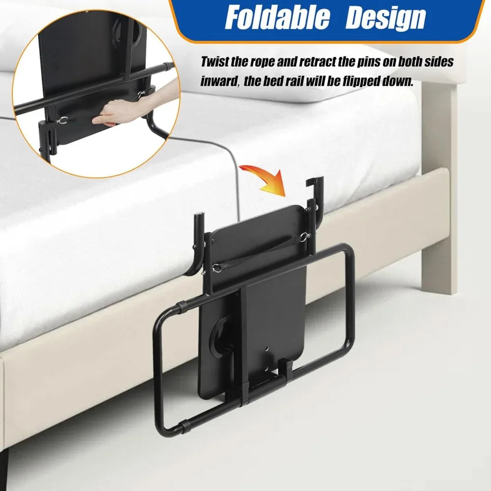 BowLift | Elderly Bed Safety Rail Folding Table